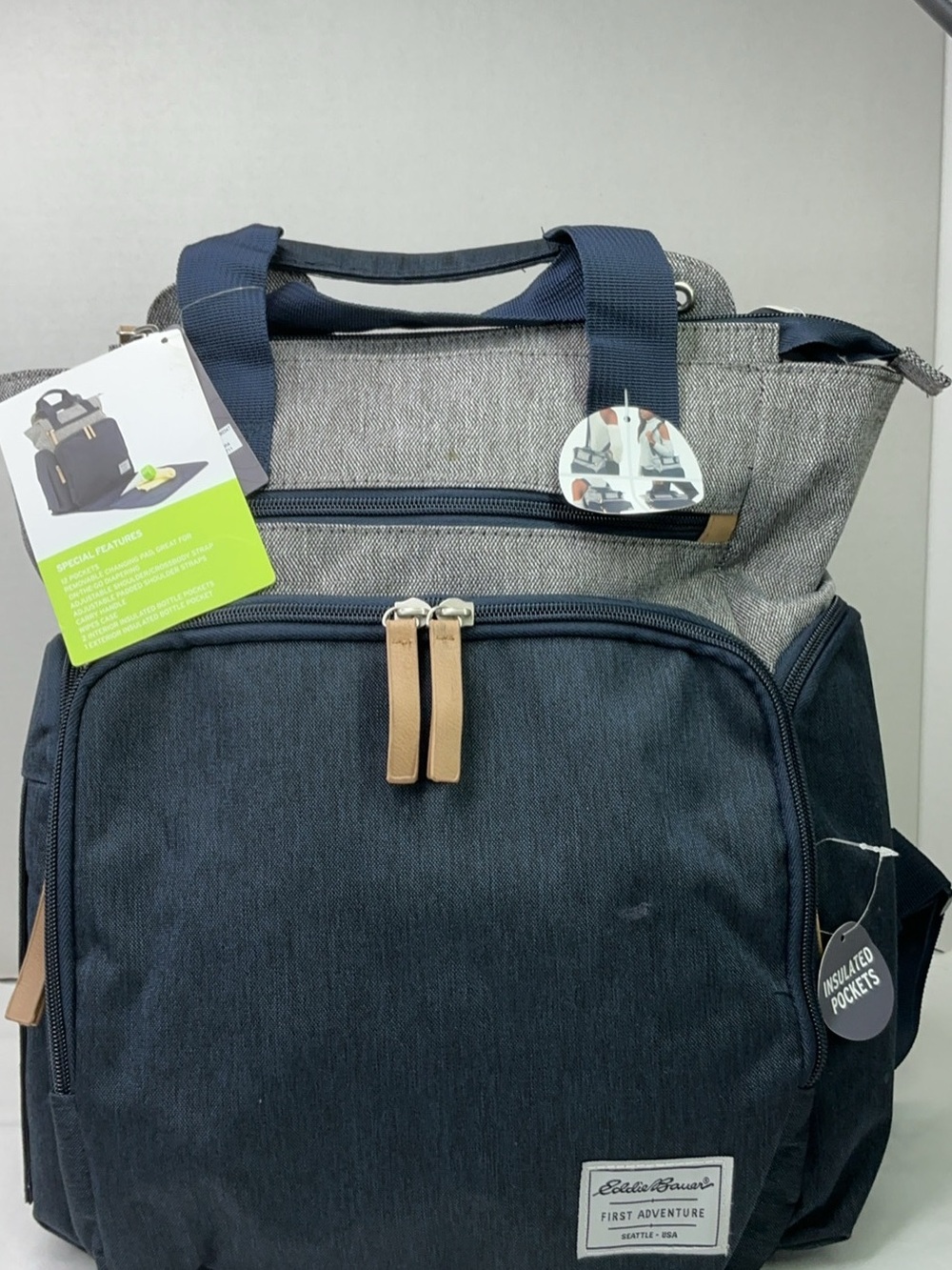 Eddie Bauer First Adventure convertible diaper bag